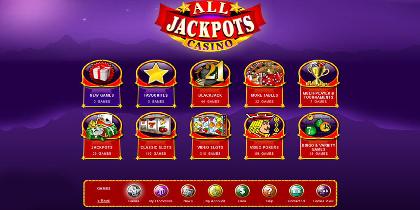 all jackpot casino slots