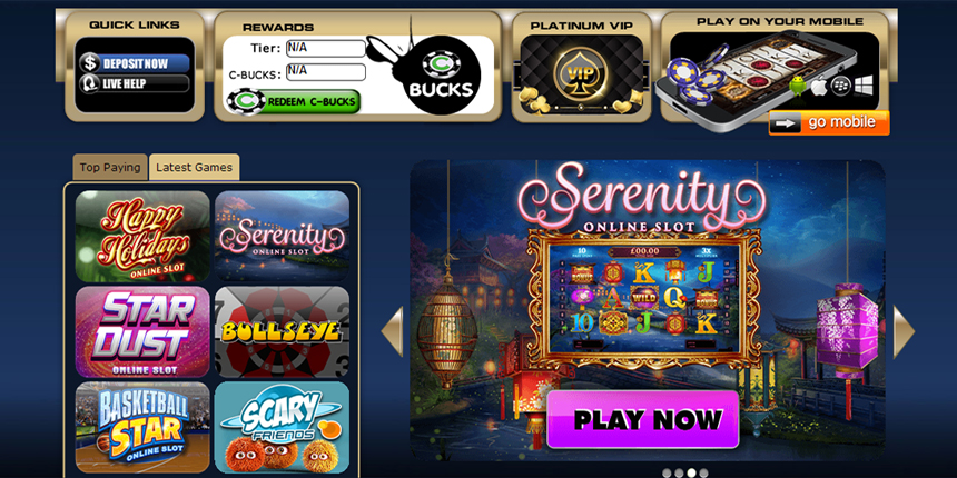 golden riviera casino online