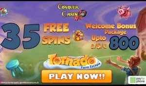 Conquer Casino promo codes
