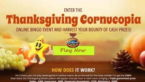 BingoHall Thanksgiving Bonus