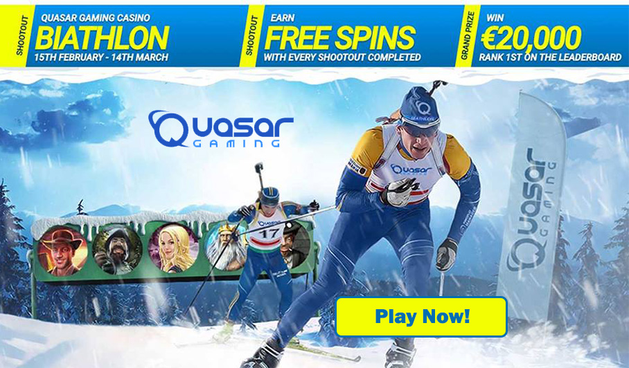Online Casino Tournament - Quasar Gaming Biathlon