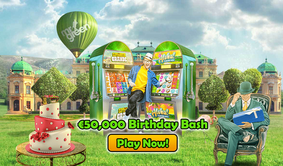 Online Slot Tournament - Mr Green Casino Birthday Bash