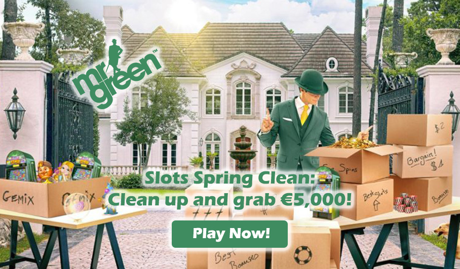 Online Slot Tournament - Slots Spring Clean (Mr Green Casino)