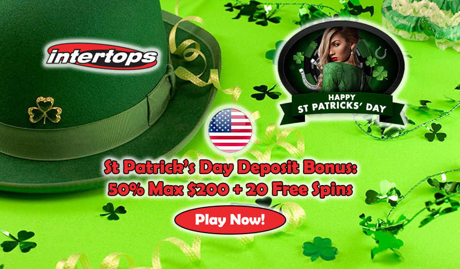 USA Deposit Bonus (Intertops Casino St Patricks Day)