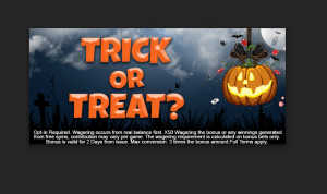 trick or treat promotion