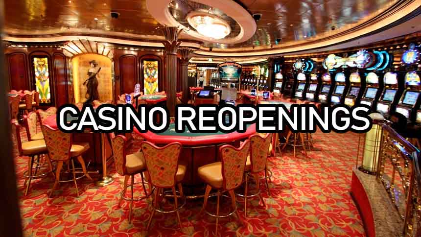 live casino reopening date