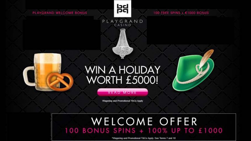 Playgrand Casino 50 Free Spins